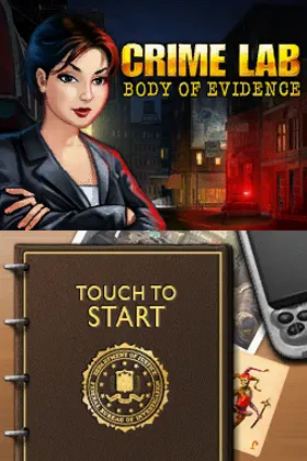 Crime Lab - Body of Evidence (Europe) (NDSi Enhanced) screen shot title